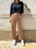 PANTALONE PUNTO STOFFA CON BALZA