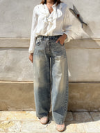 JEANS BELLA LAVAGGIO INTERMEDIO CON STRASS