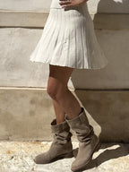 MINIGONNA PLISSE' VISCOSA