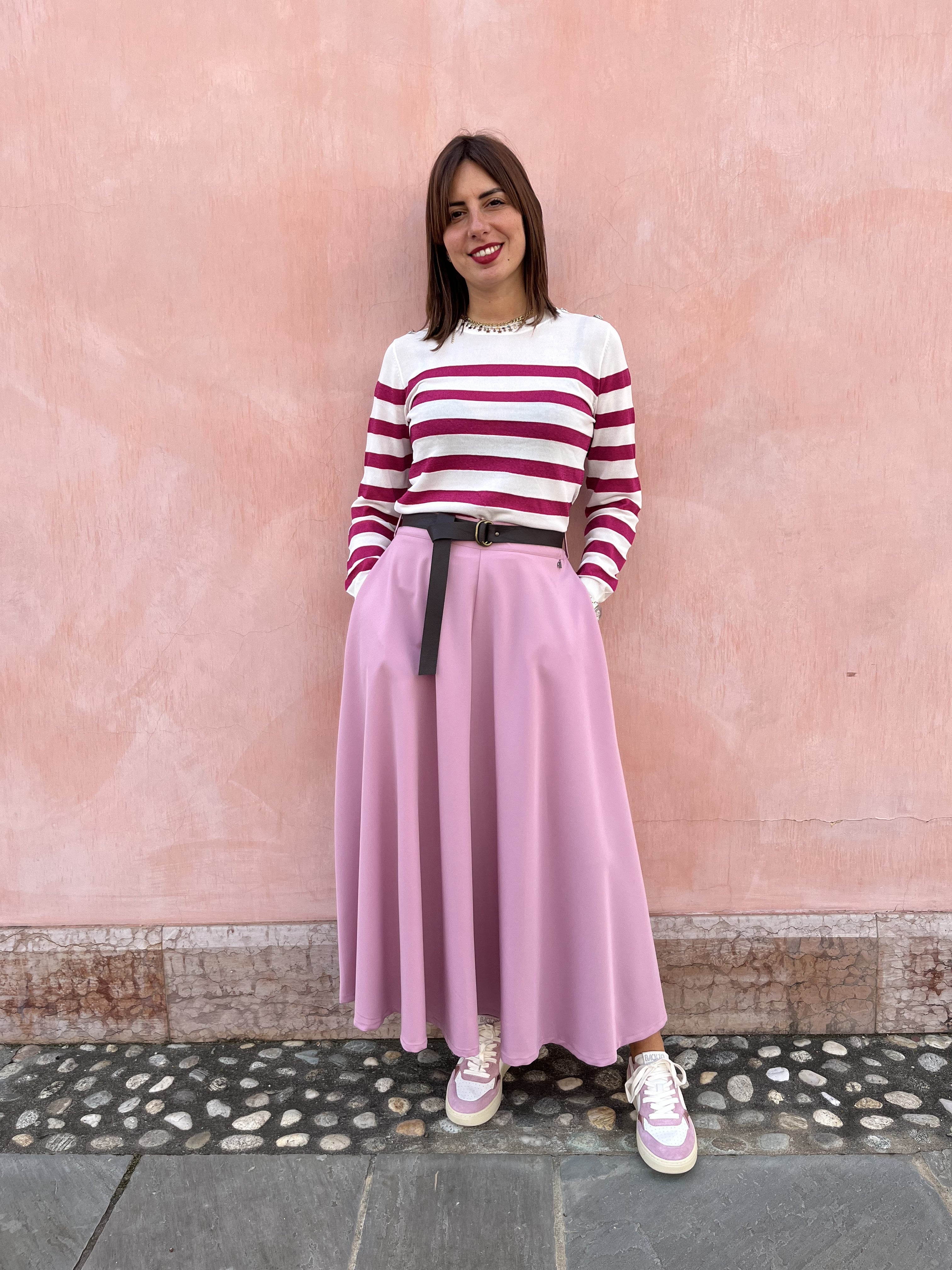 MAGLIONCINO RIGHE LUREX