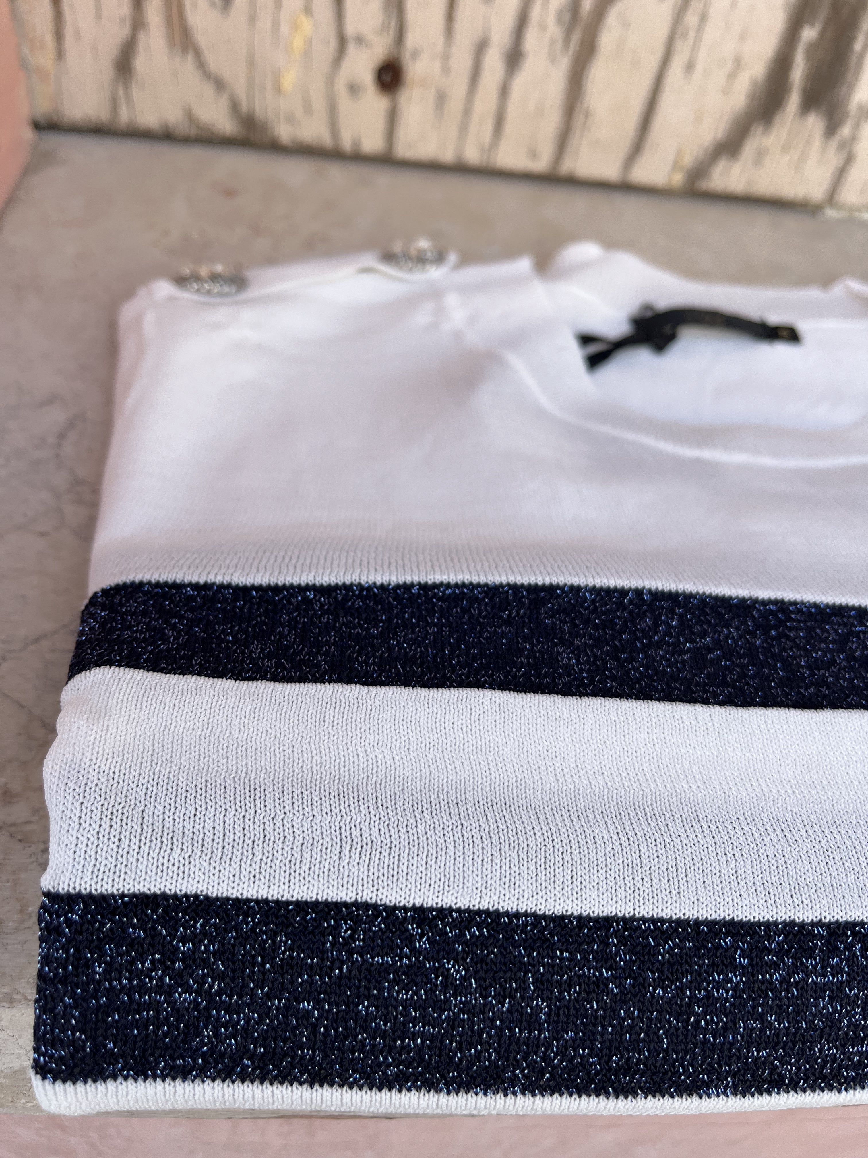 MAGLIONCINO RIGHE LUREX