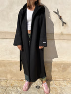 CAPPOTTO SCIALLATO CON CINTURA