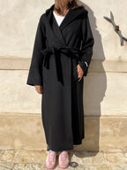 CAPPOTTO SCIALLATO CON CINTURA