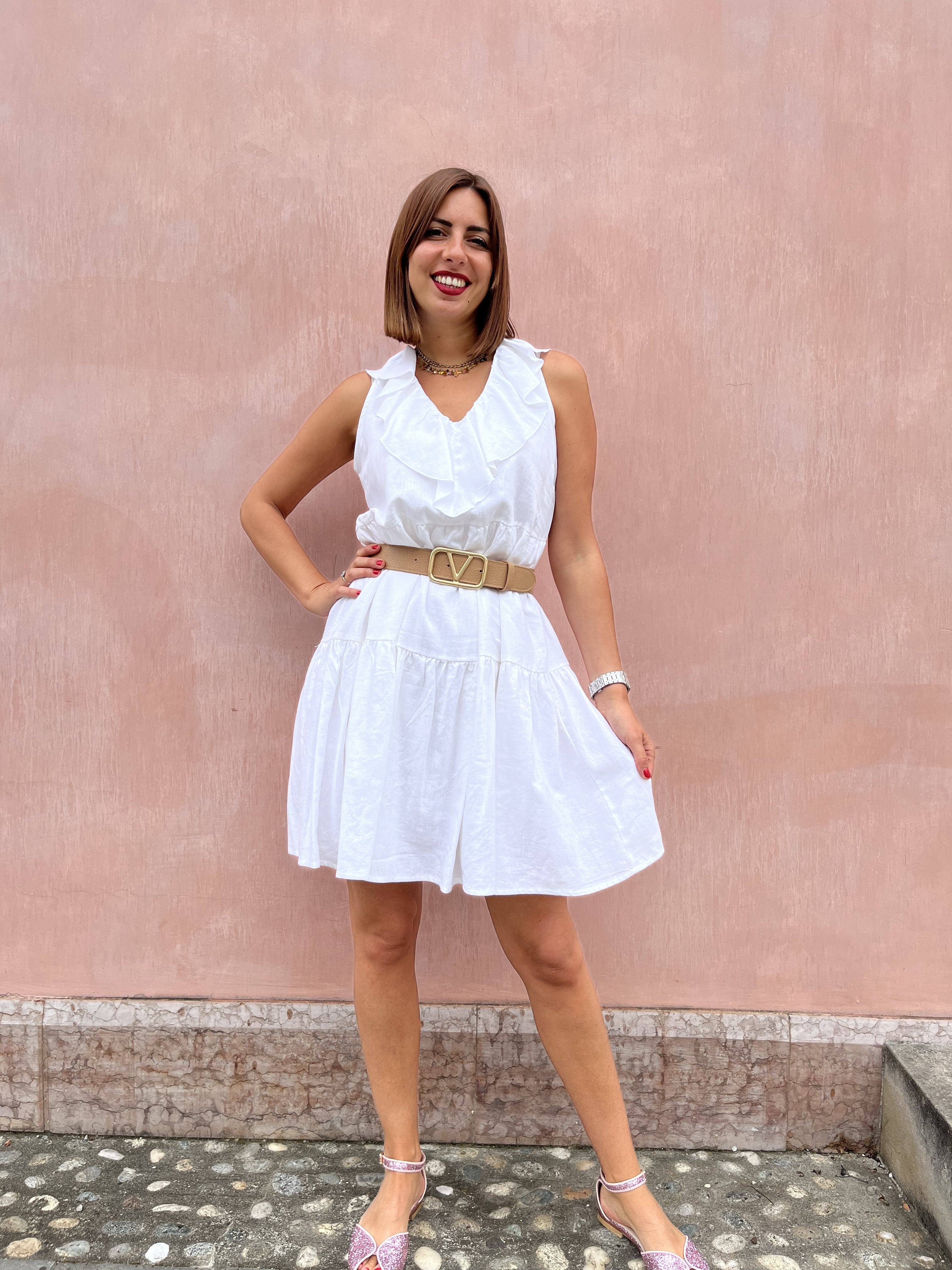 ABITO CORTO IN LINO