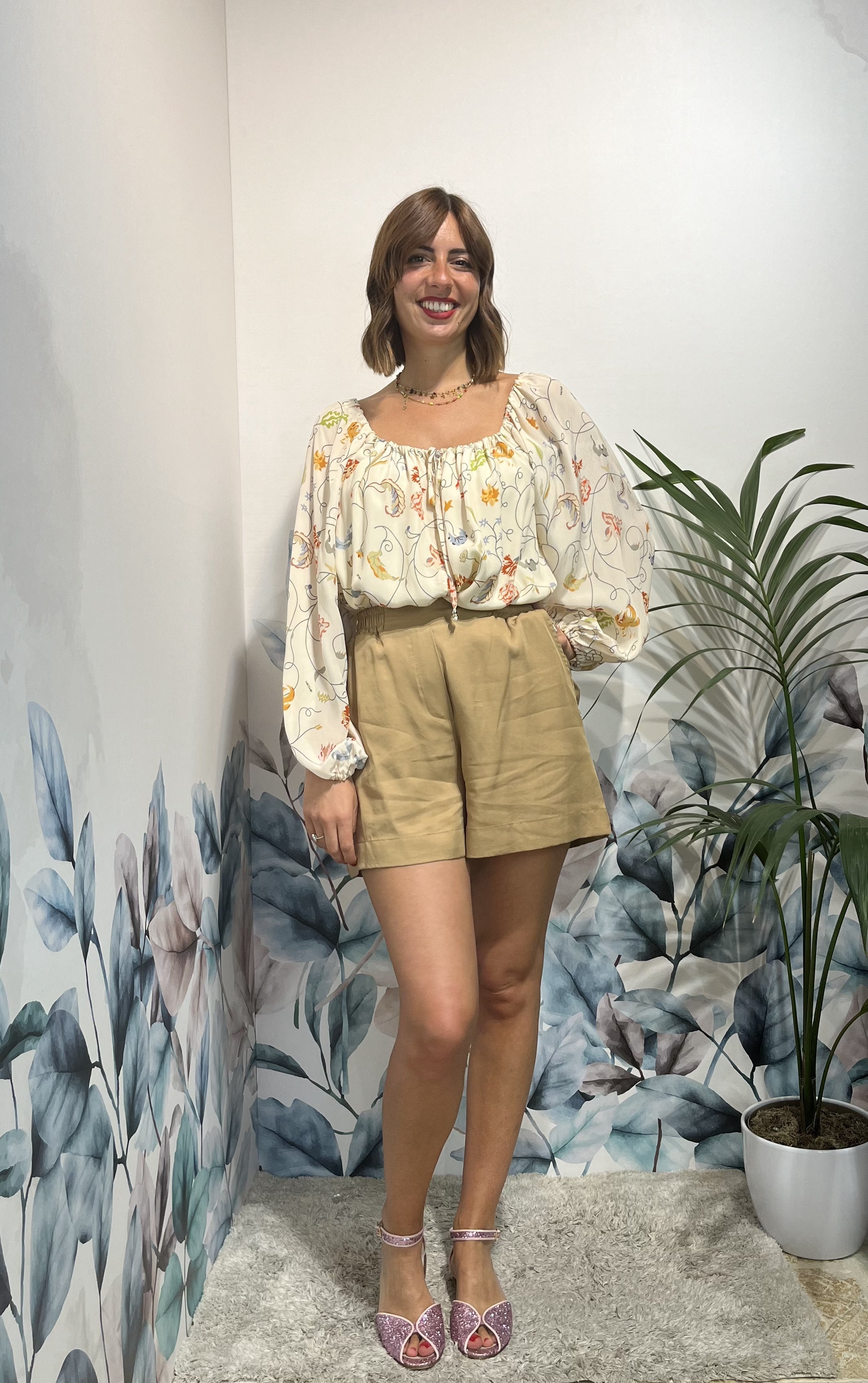 SHORT IN TENCEL