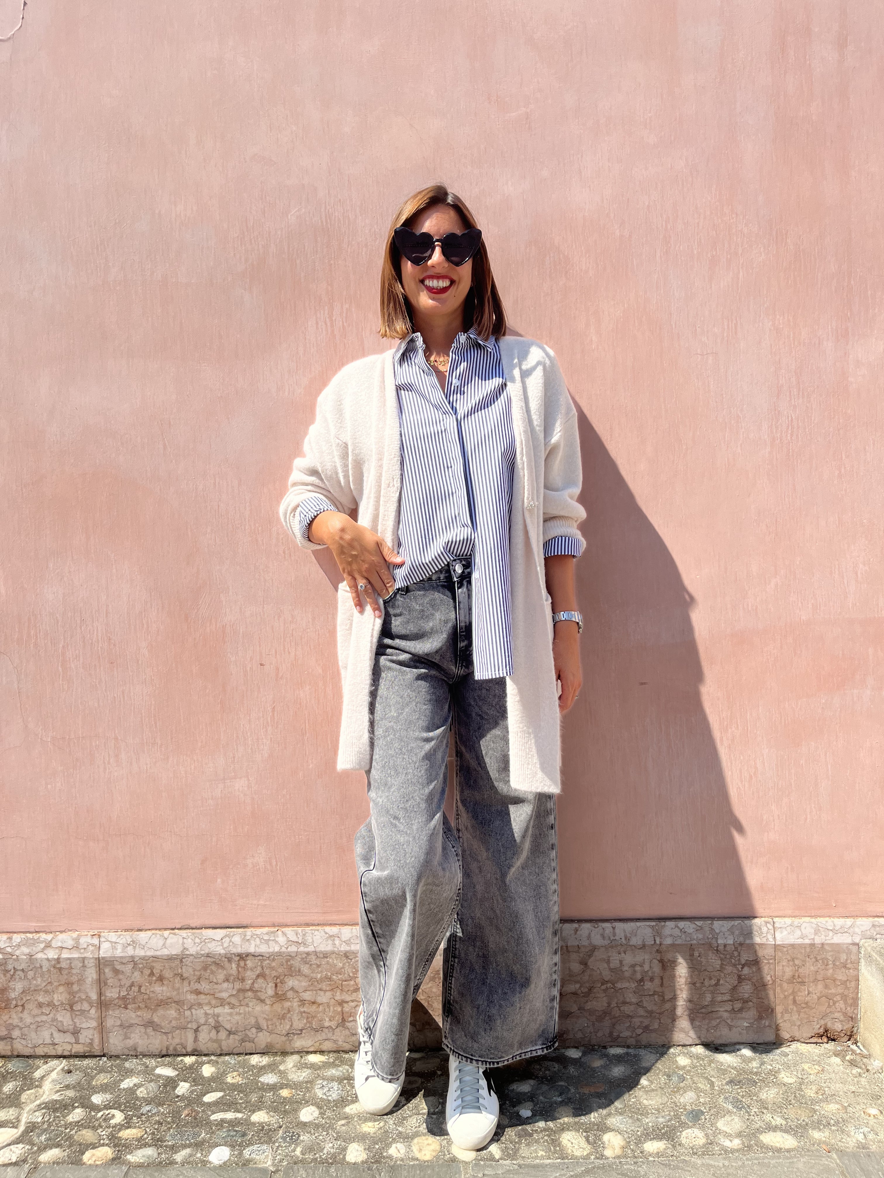 JEANS BLEACH GRAY