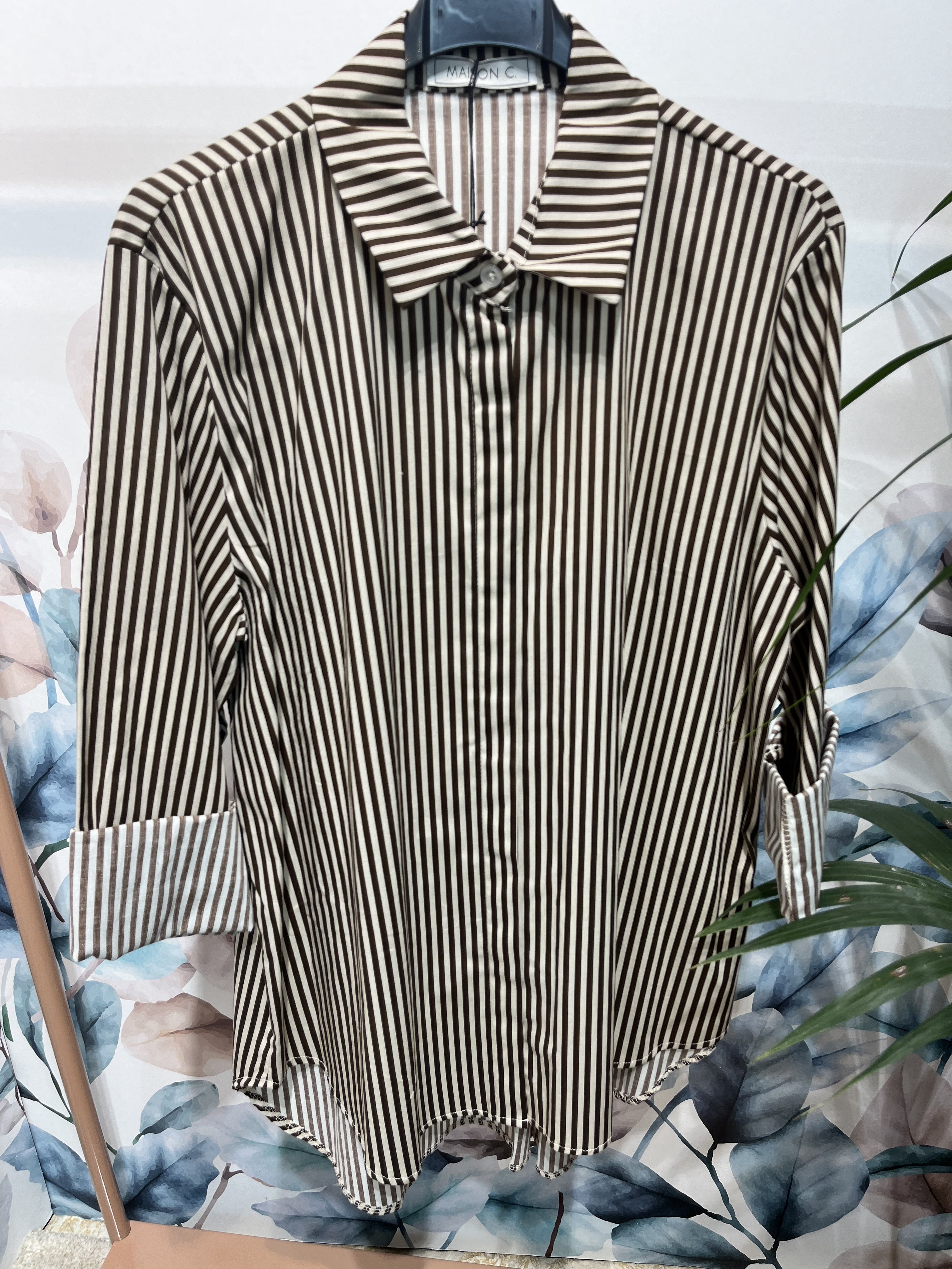 CAMICIA OVER A RIGHE