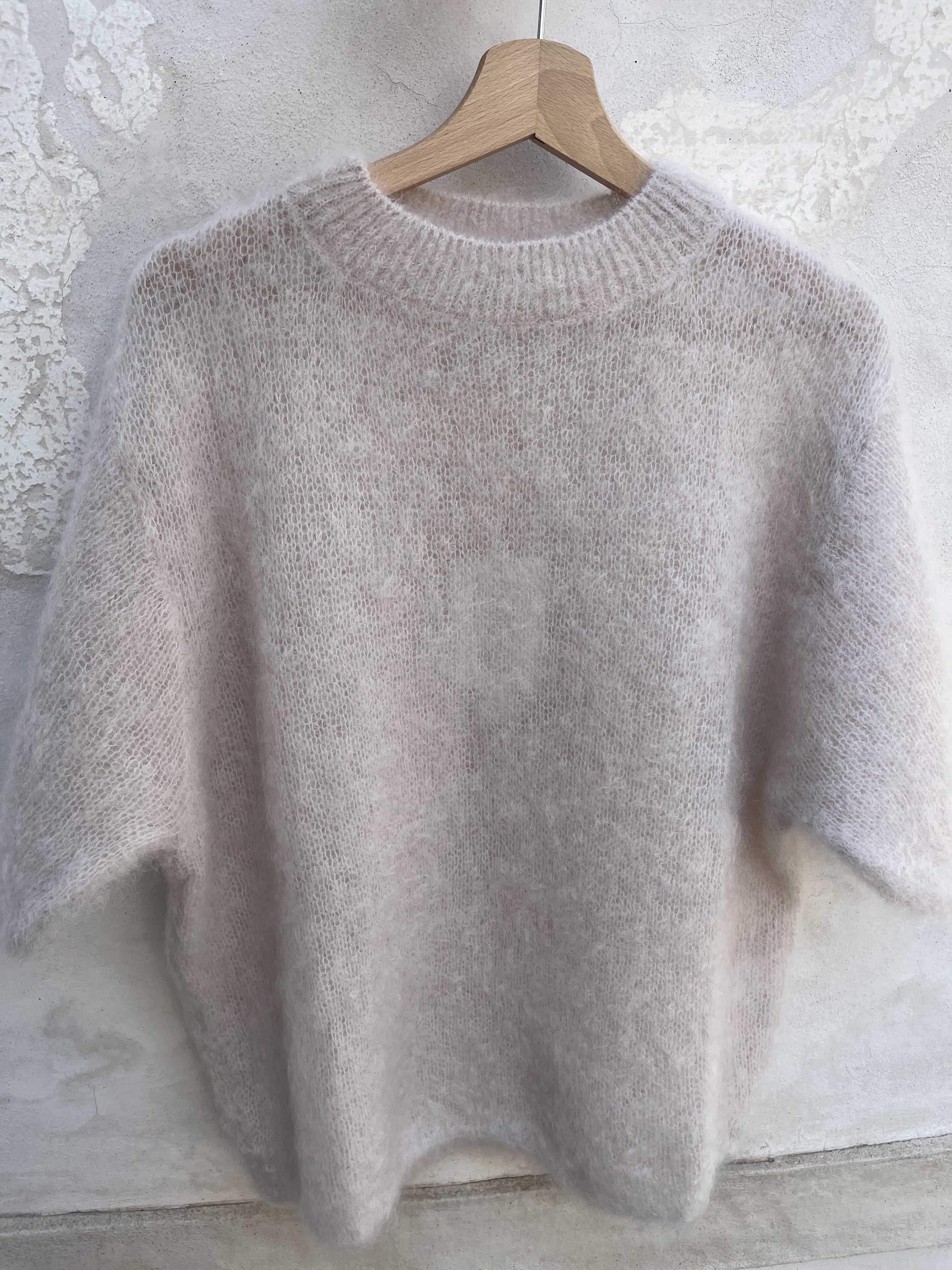 MAXI MAGLIA IN MOHAIR