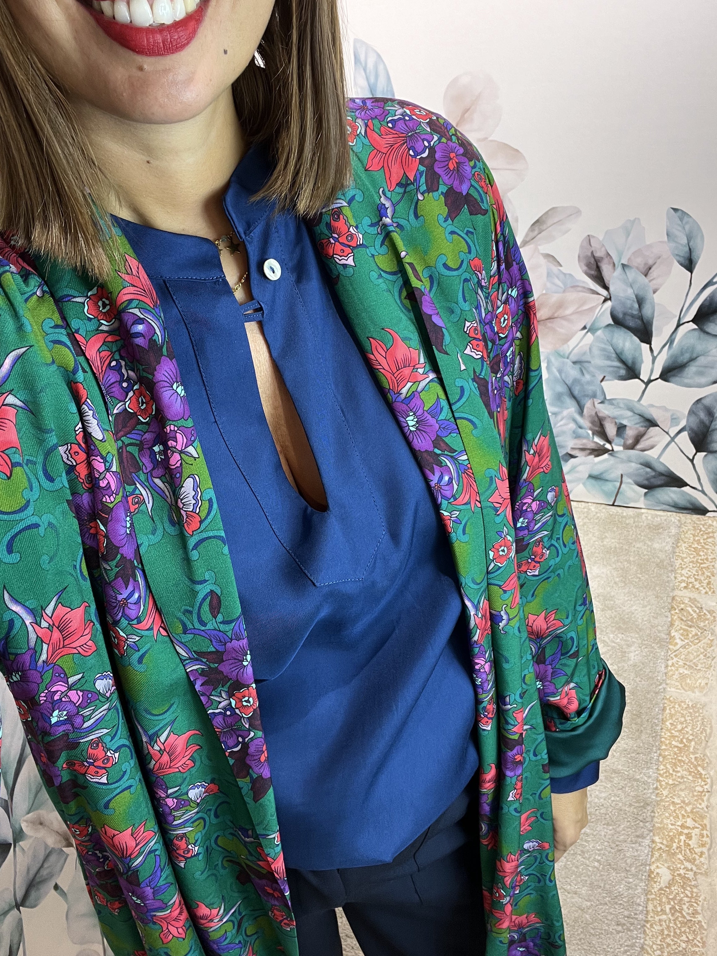 KIMONO FANTASIA A FIORI
