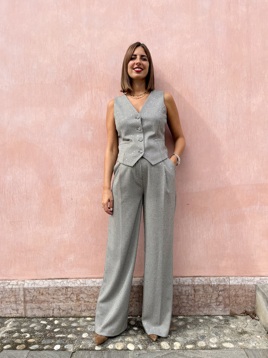 COMPLETO GILET E PANTALONE PALAZZO