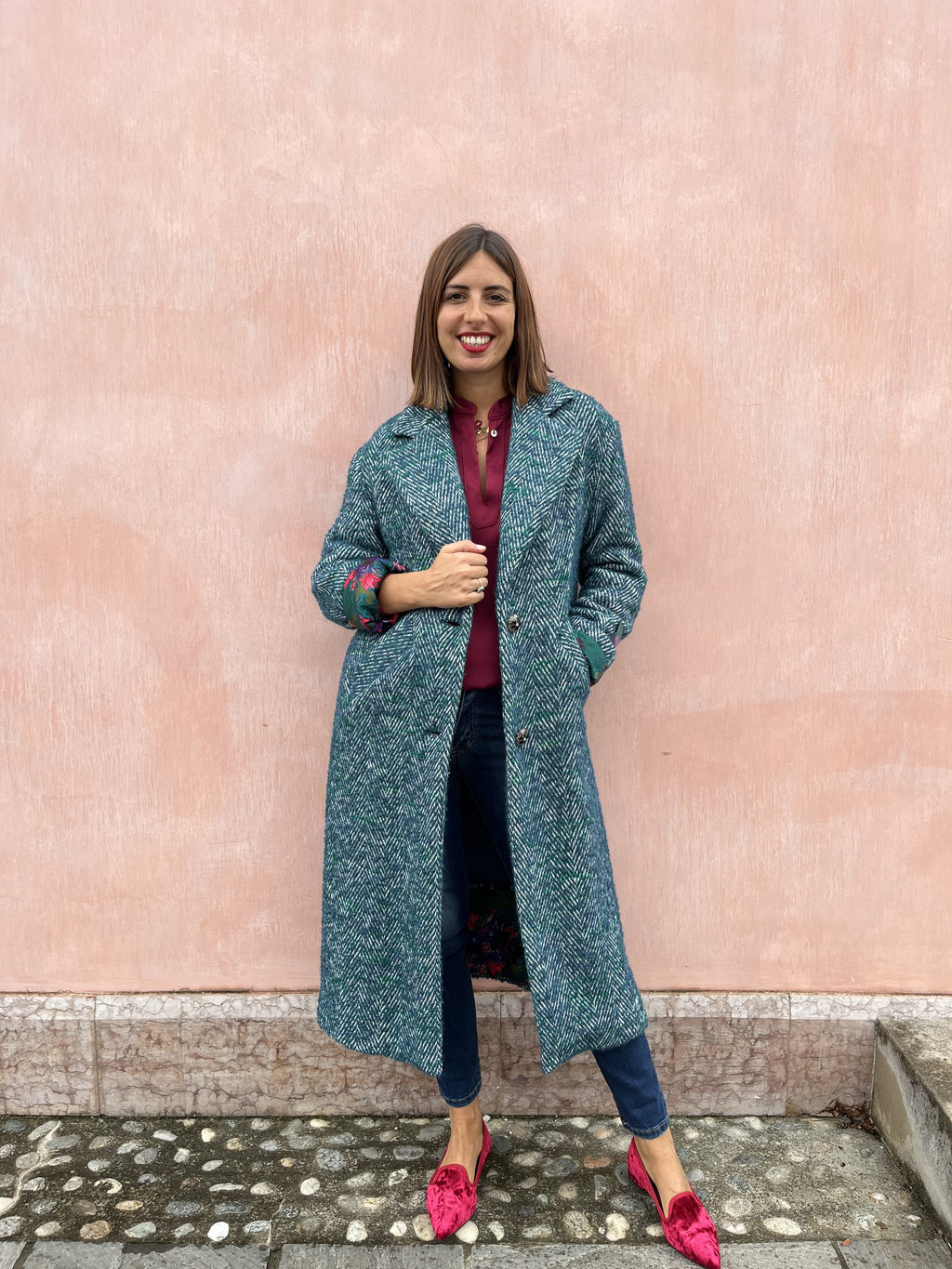 CAPPOTTO LUNGO SPINATO
