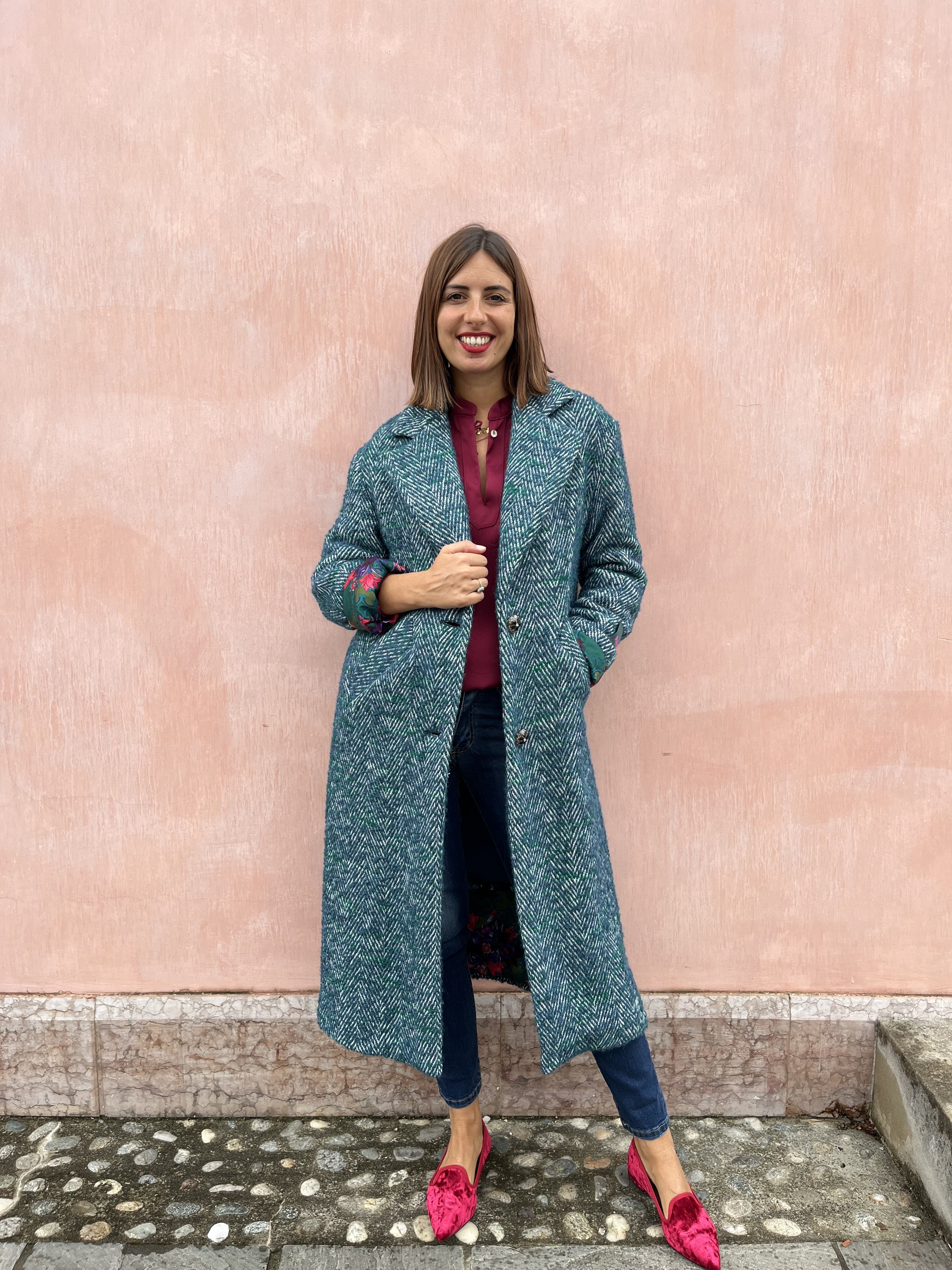 CAPPOTTO LUNGO SPINATO