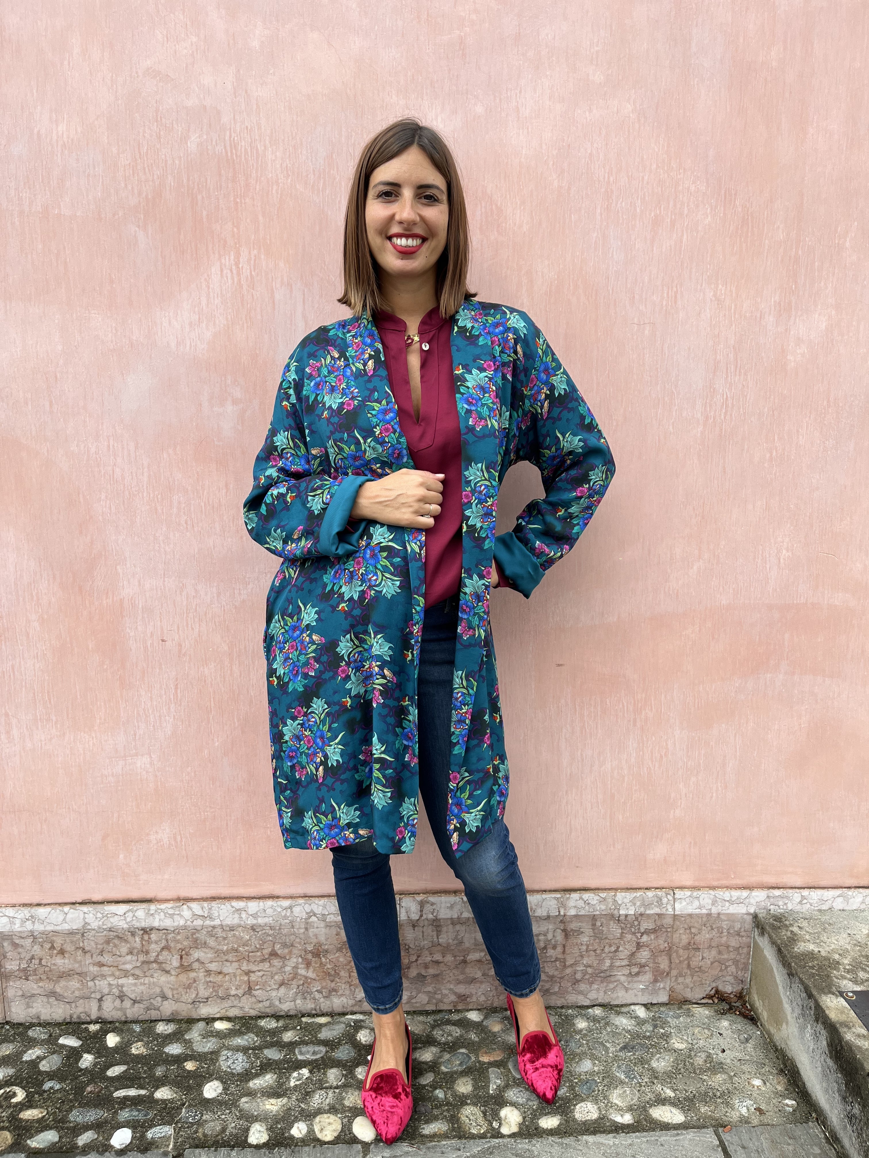 KIMONO FANTASIA A FIORI