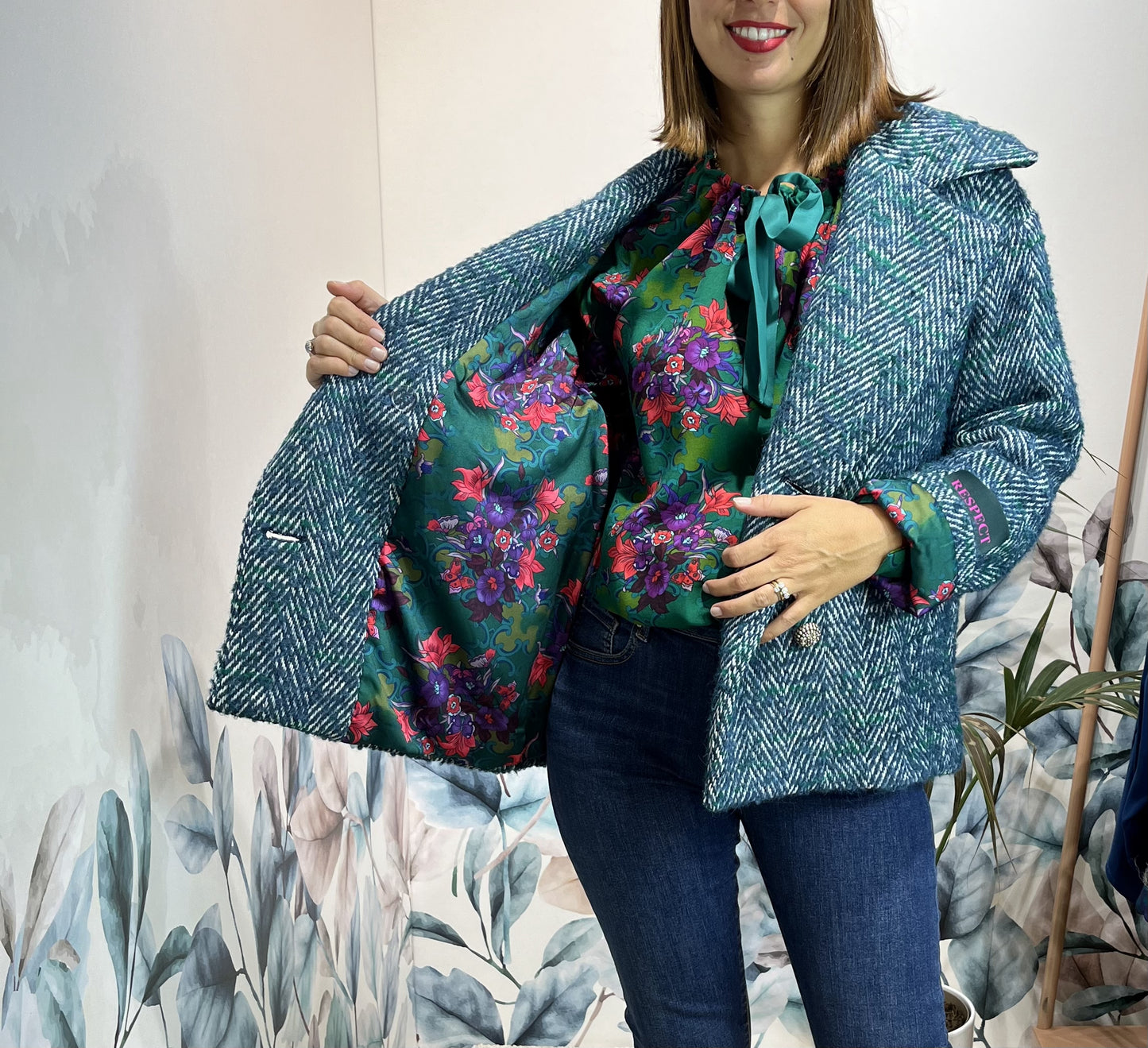 CAPPOTTO CORTO SPINATO