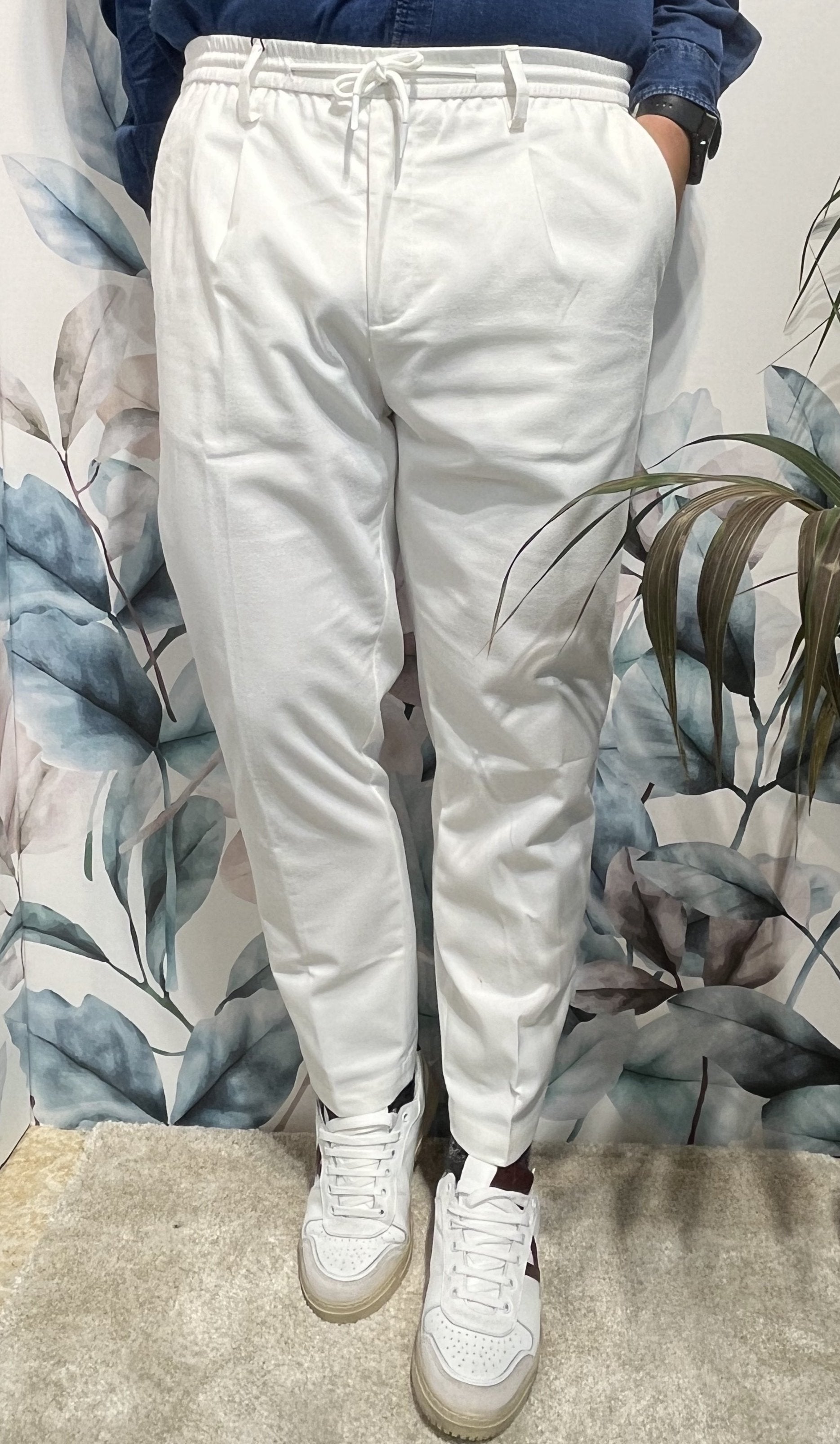 PANTALONE CON LACCIO FLANELLA