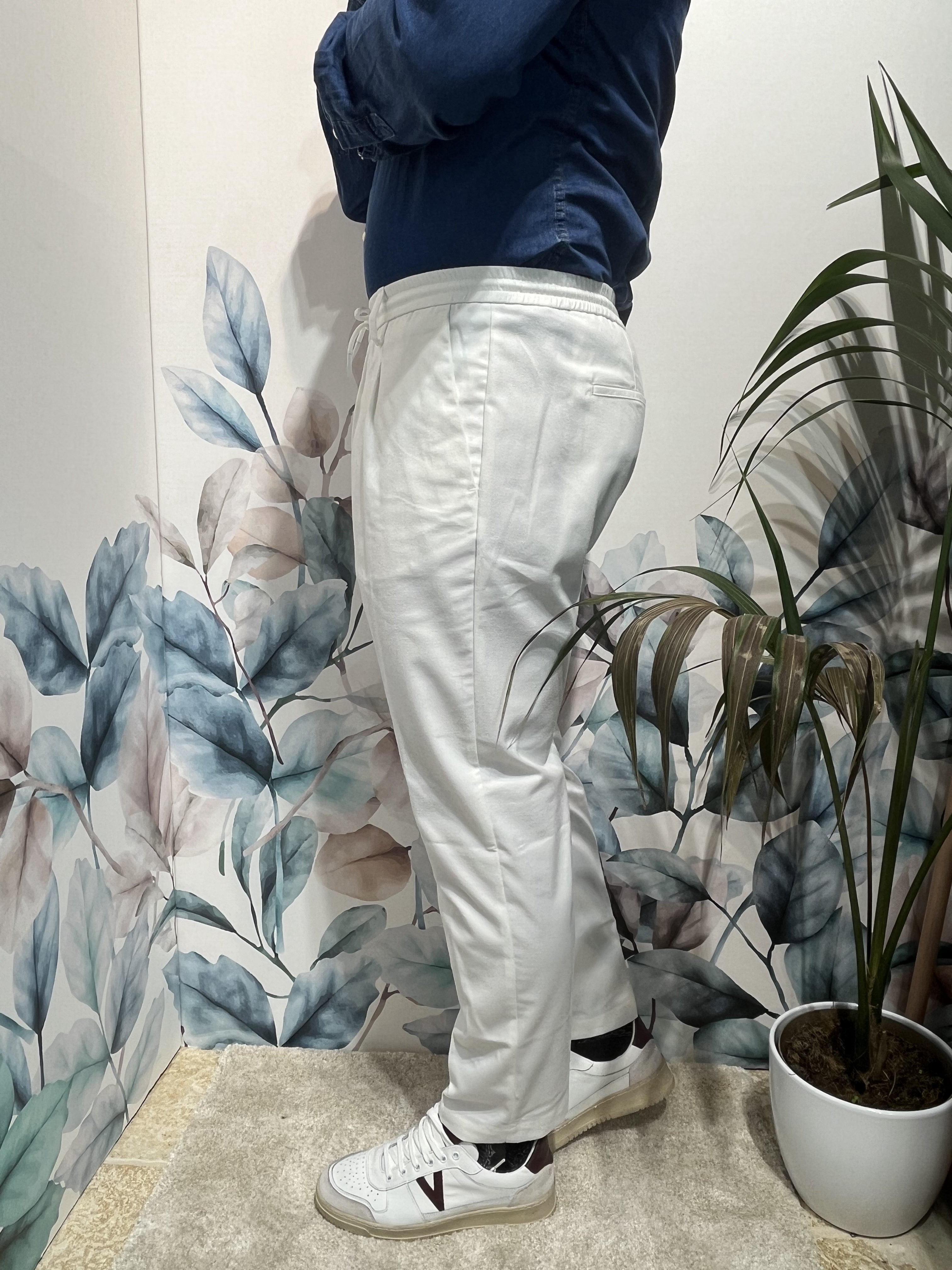 PANTALONE CON LACCIO FLANELLA