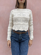 MAGLIONE CORTO UNCINETTO