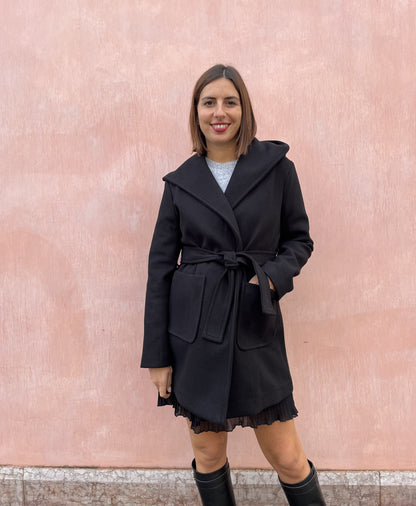 CAPPOTTO CORTO CON CINTURA