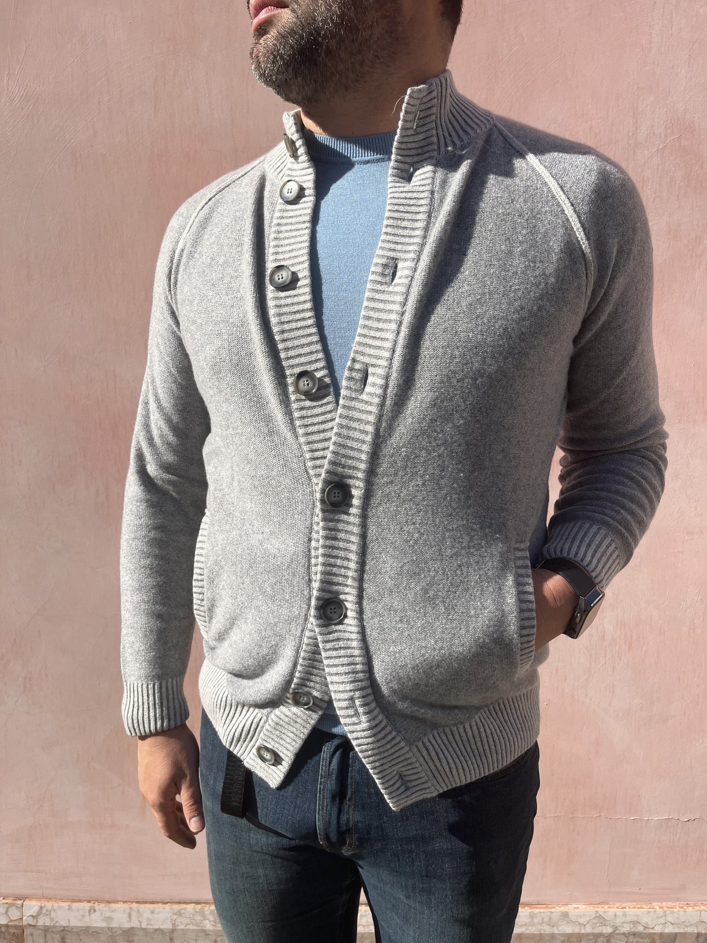 BOMBER VANISE' CASHMERE E MERINOS