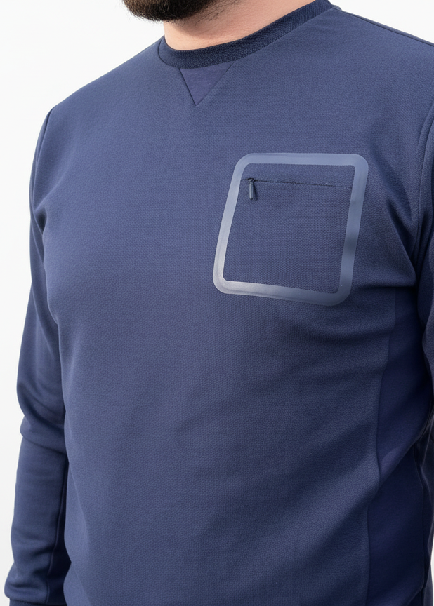 FELPA GIROCOLLO TEC-HUB