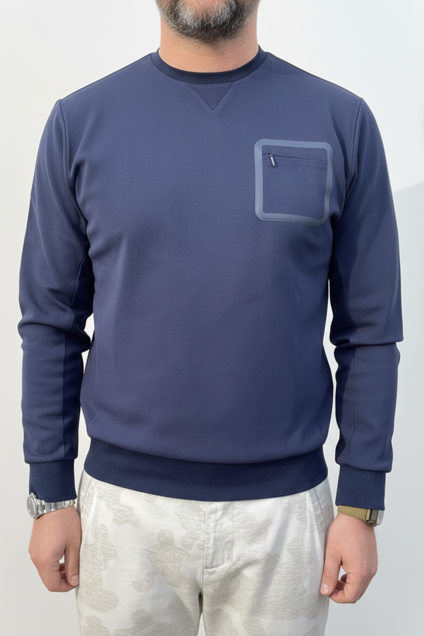 FELPA GIROCOLLO TEC-HUB