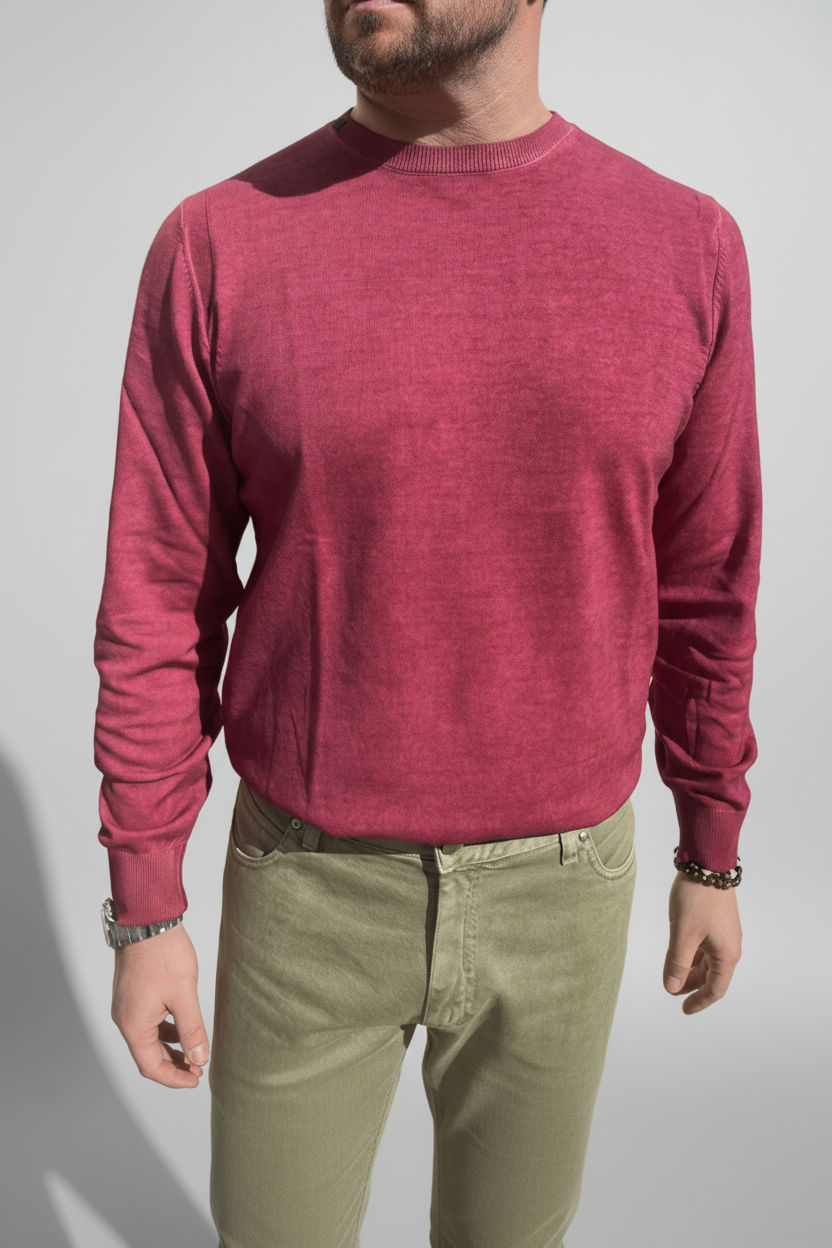 MAGLIONE COTONE CON TOPPE