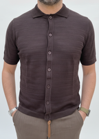 CAMICIA CROCHET MANICA CORTA