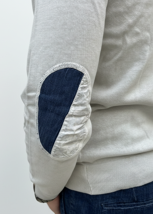 MAGLIONE COTONE CON TOPPE