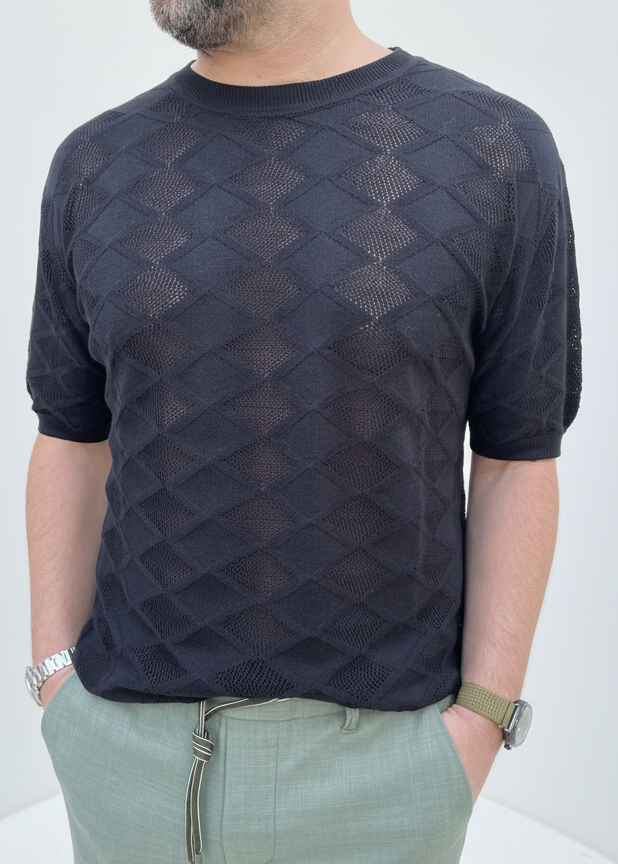 GIROCOLLO TRAFORATO MEZZA MANICA