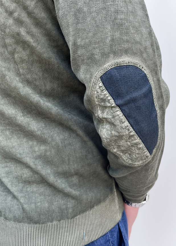 MAGLIONE COTONE CON TOPPE