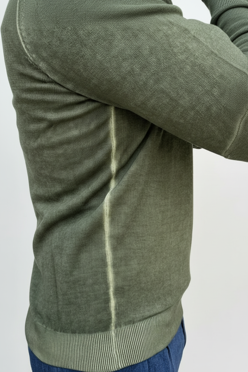 MAGLIONE COTONE CON TOPPE