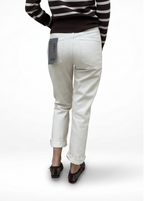 JEANS CARROT MARY BIANCO