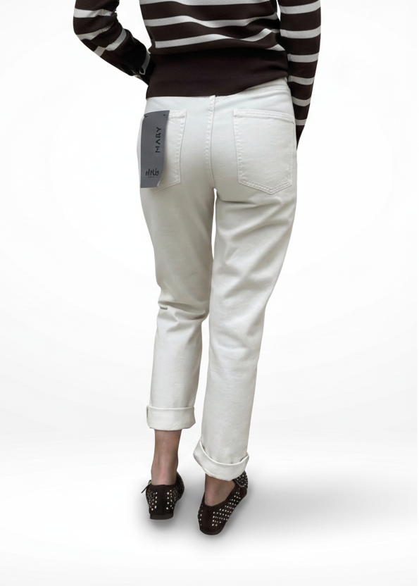 JEANS CARROT MARY BIANCO