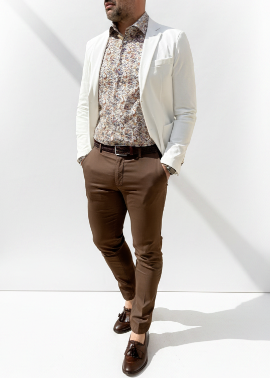 CAMICIA MUSSOLA FANTASIA