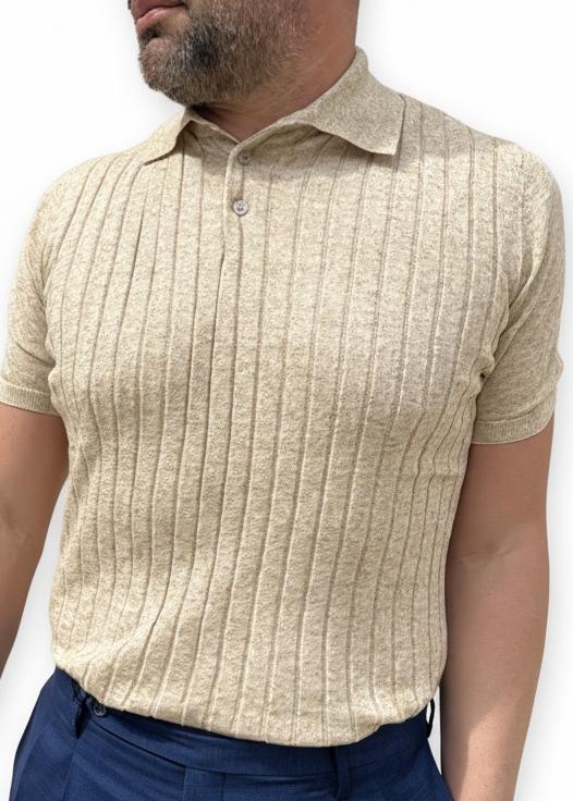 POLO COSTA MISTO LINO
