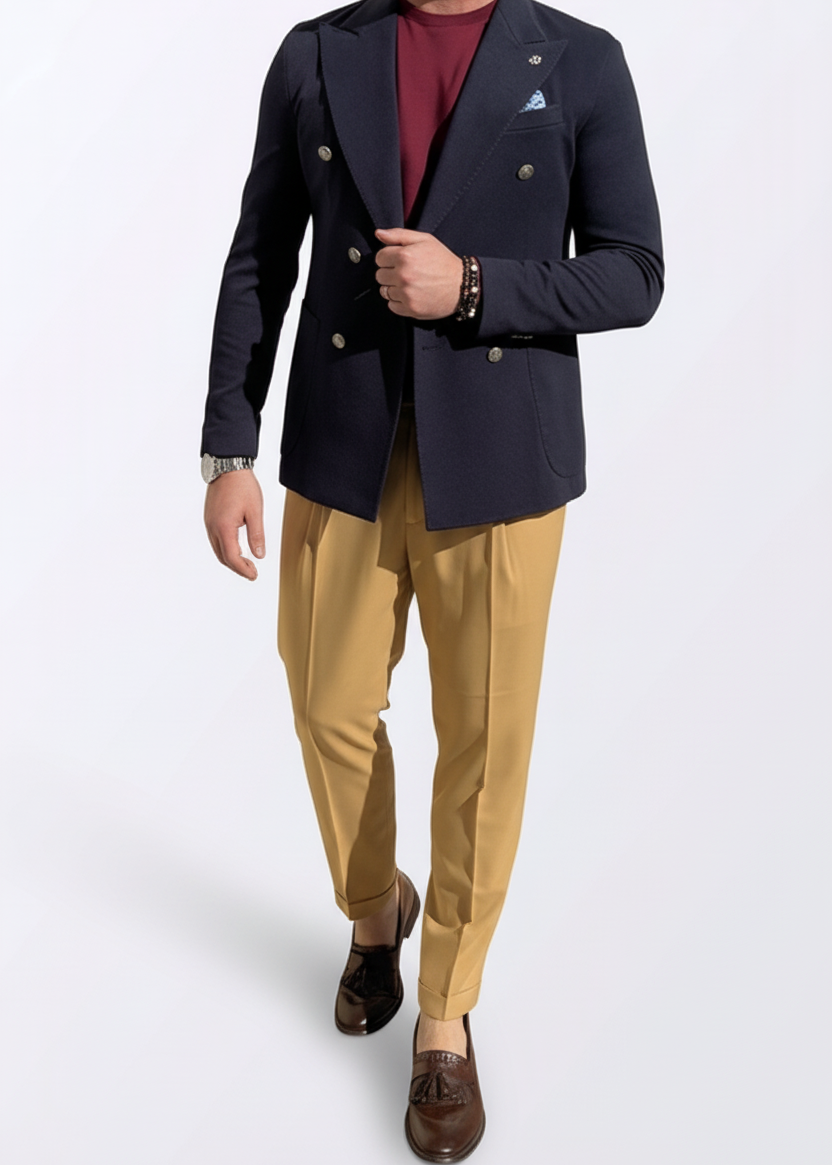 PANTALONE SARTORIALE IN FRESCO LANA