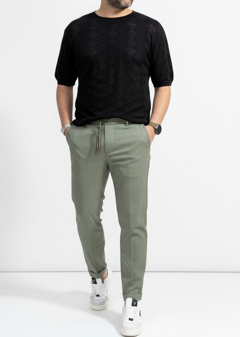 GIROCOLLO TRAFORATO MEZZA MANICA