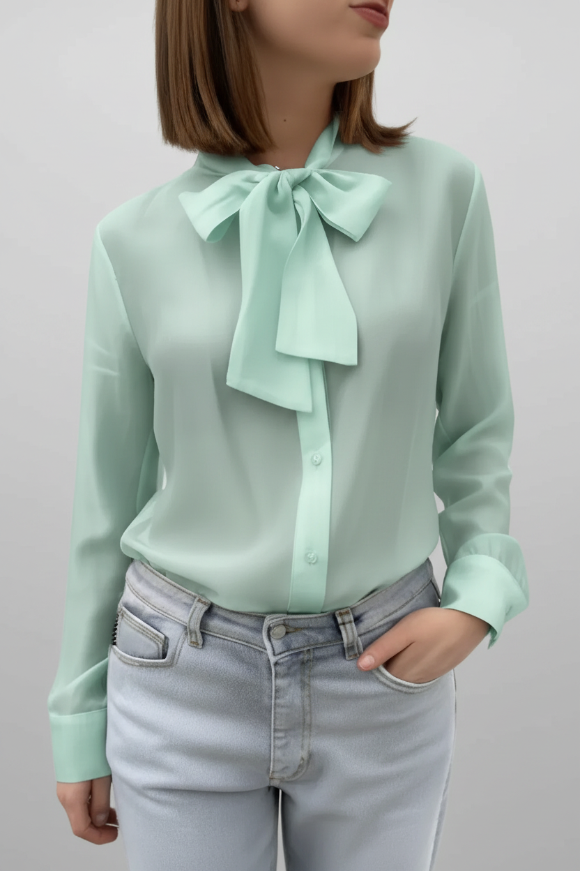 CAMICIA IN LYOCELL FIOCCO