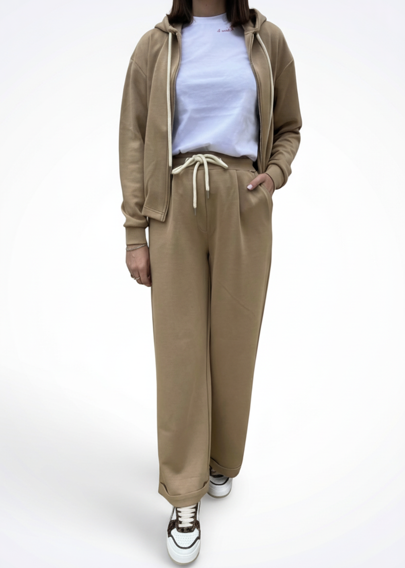 FELPA CAPPUCCIO CON ZIP