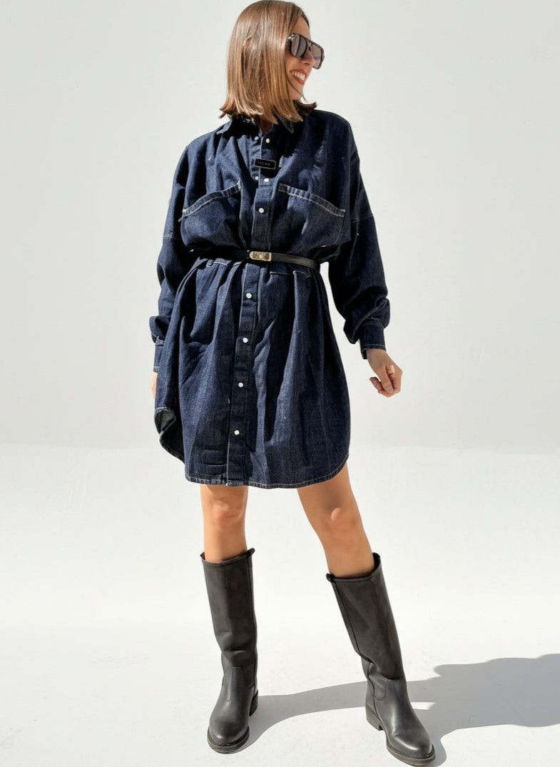 CAMICIONE OVER DENIM