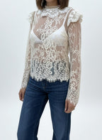 CAMICIA PIZZO GIROCOLLO
