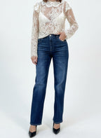 JEANS STREIGHT BLU