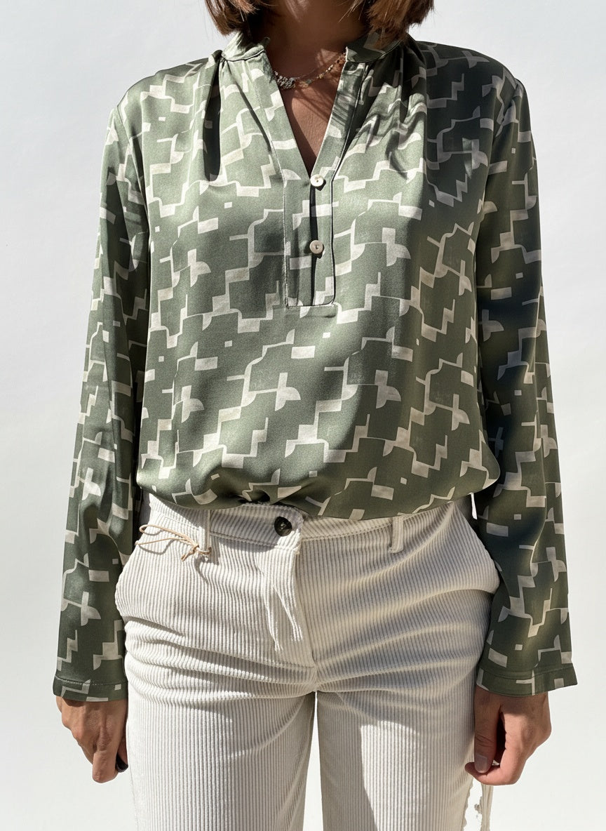 CAMICIA FANTASIA GEOMETRICA