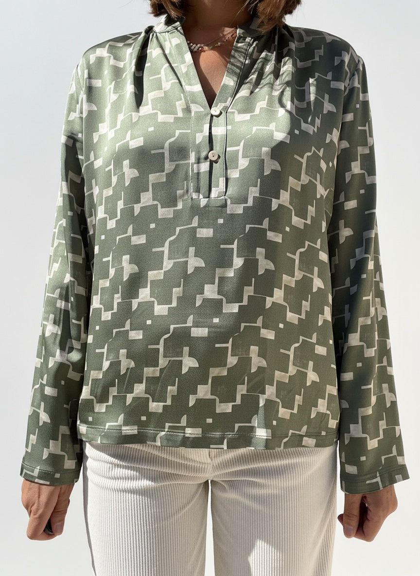 CAMICIA FANTASIA GEOMETRICA