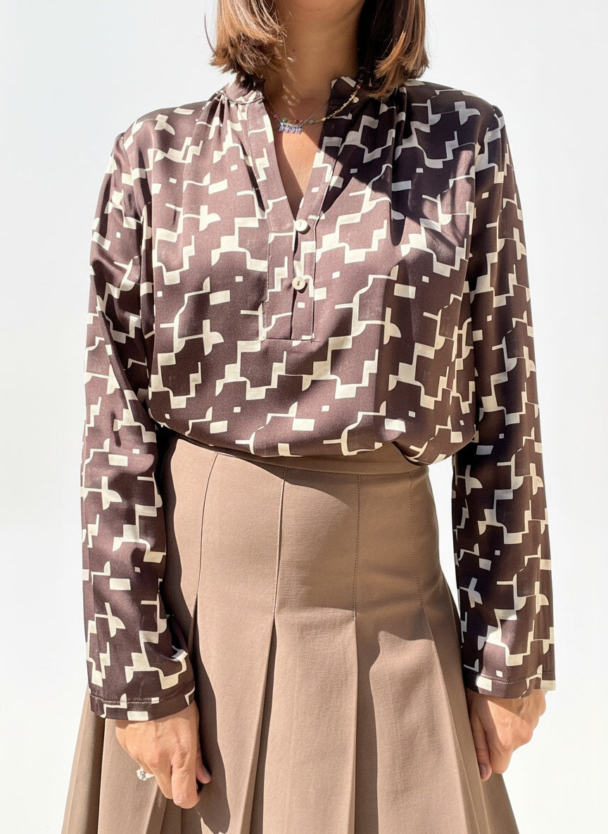 CAMICIA FANTASIA GEOMETRICA