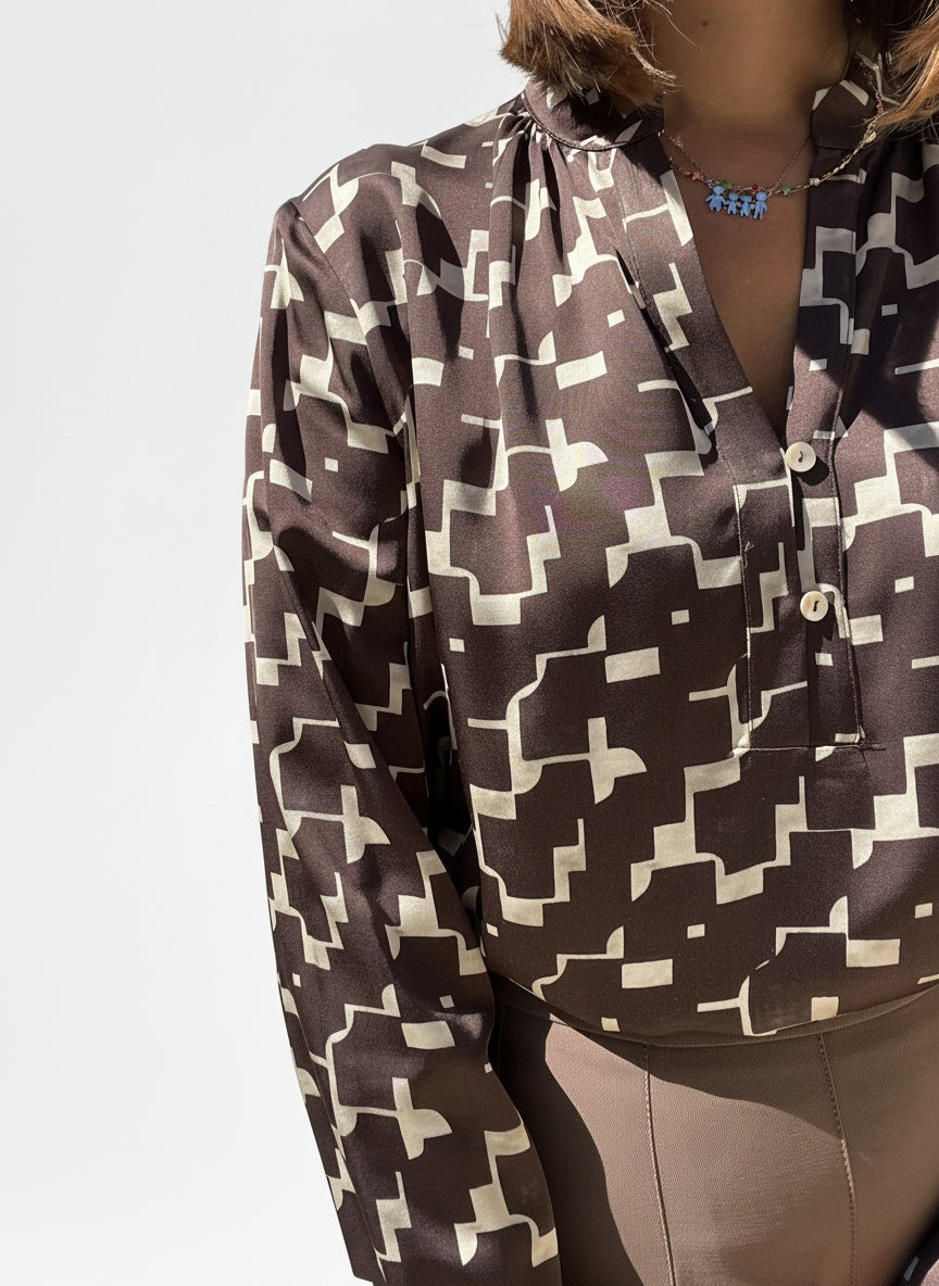 CAMICIA FANTASIA GEOMETRICA