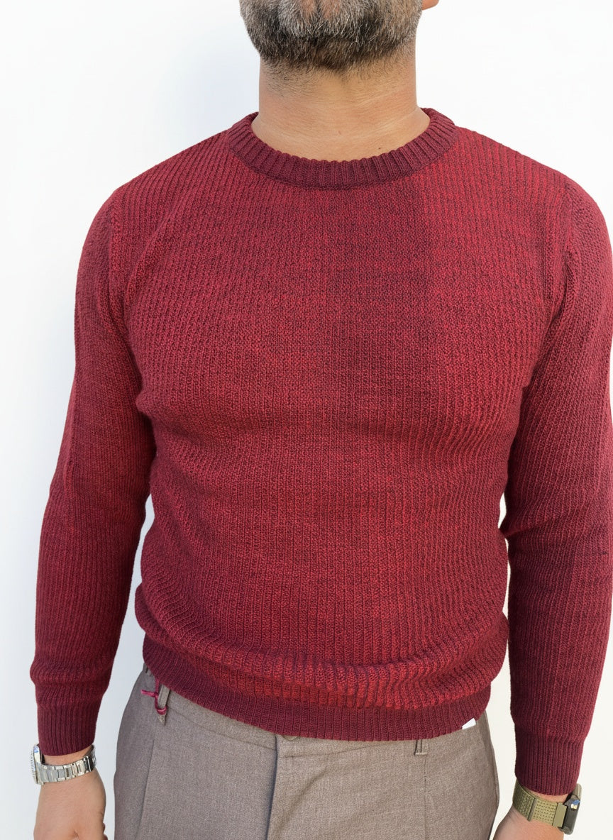 MAGLIONE COSTA INGLESE MELANGE