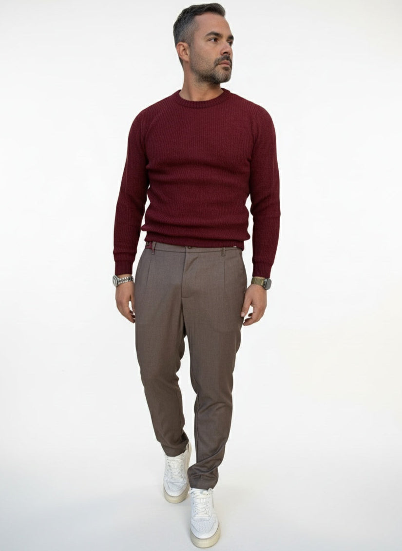MAGLIONE COSTA INGLESE MELANGE