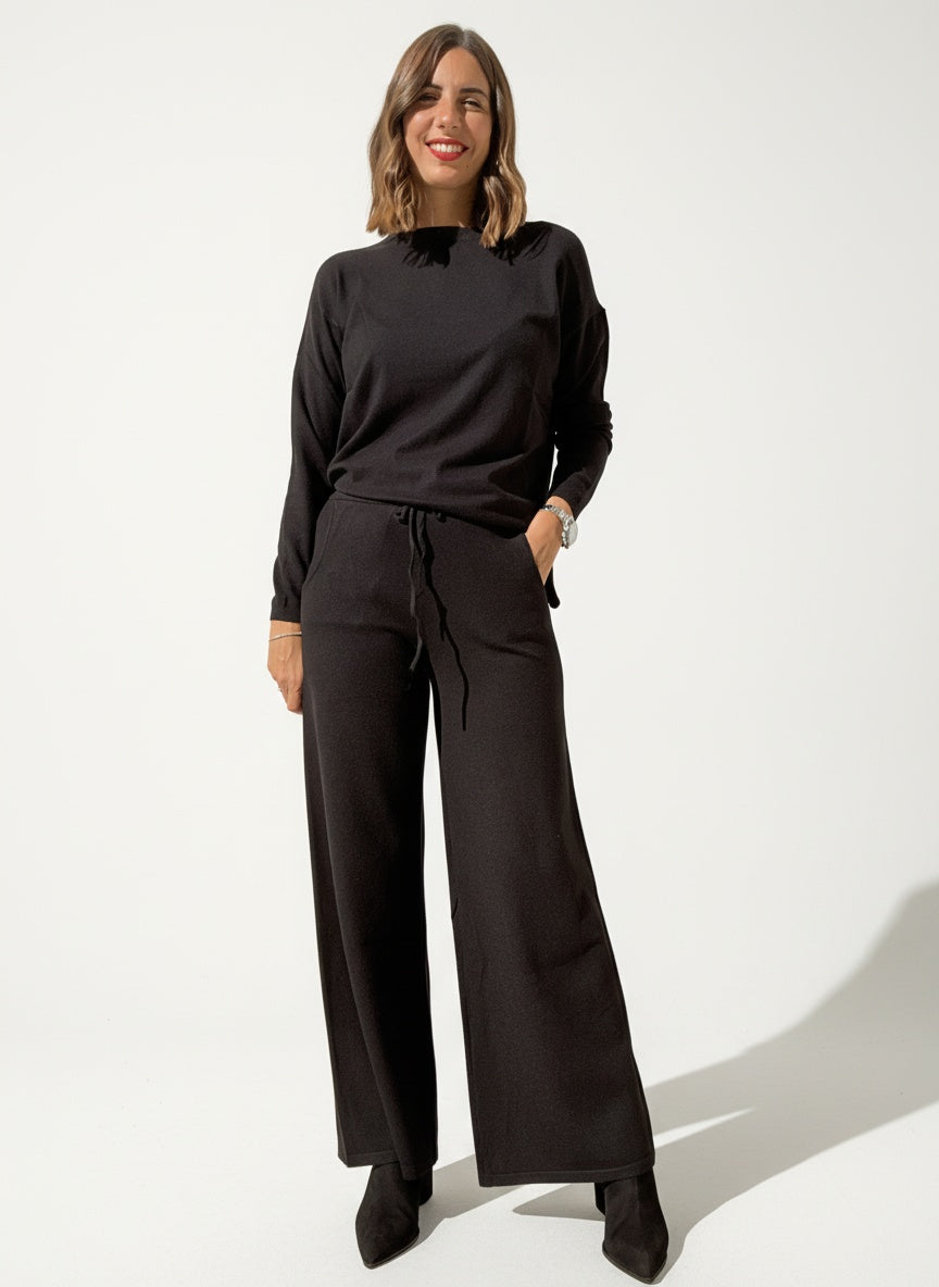PANTALONE IN FILO GAMBA DRITTA