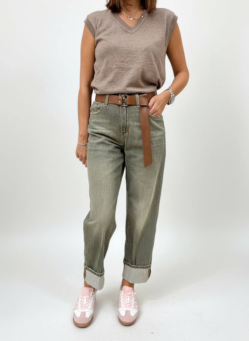 JEANS MANDY VERDE